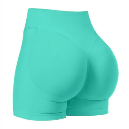 High Waist Yoga Shorts Tight Hip Raise Seamless Quick-drying Pants For Sports Fitness