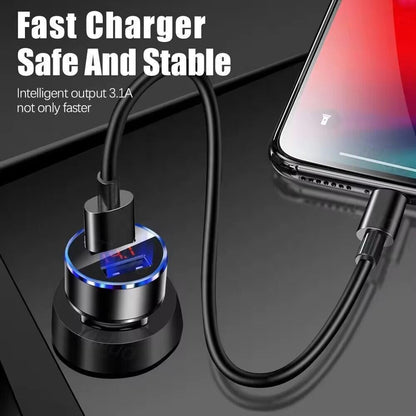 Cigarette Lighter 2 USB Charger Car Car Truck Adapter Mobile Phone Charging Plug