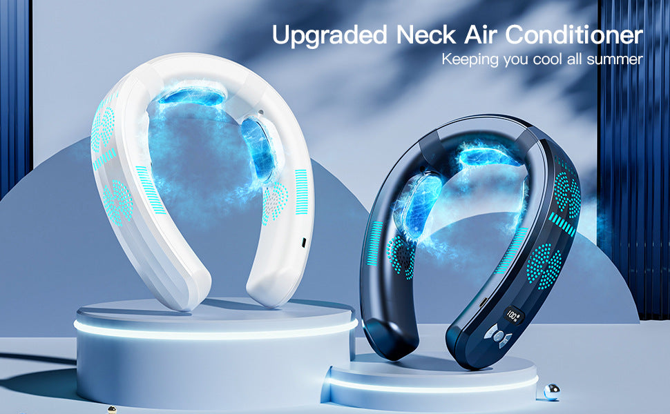 Halter Cooling Fan USB Charging Portable Leafless
