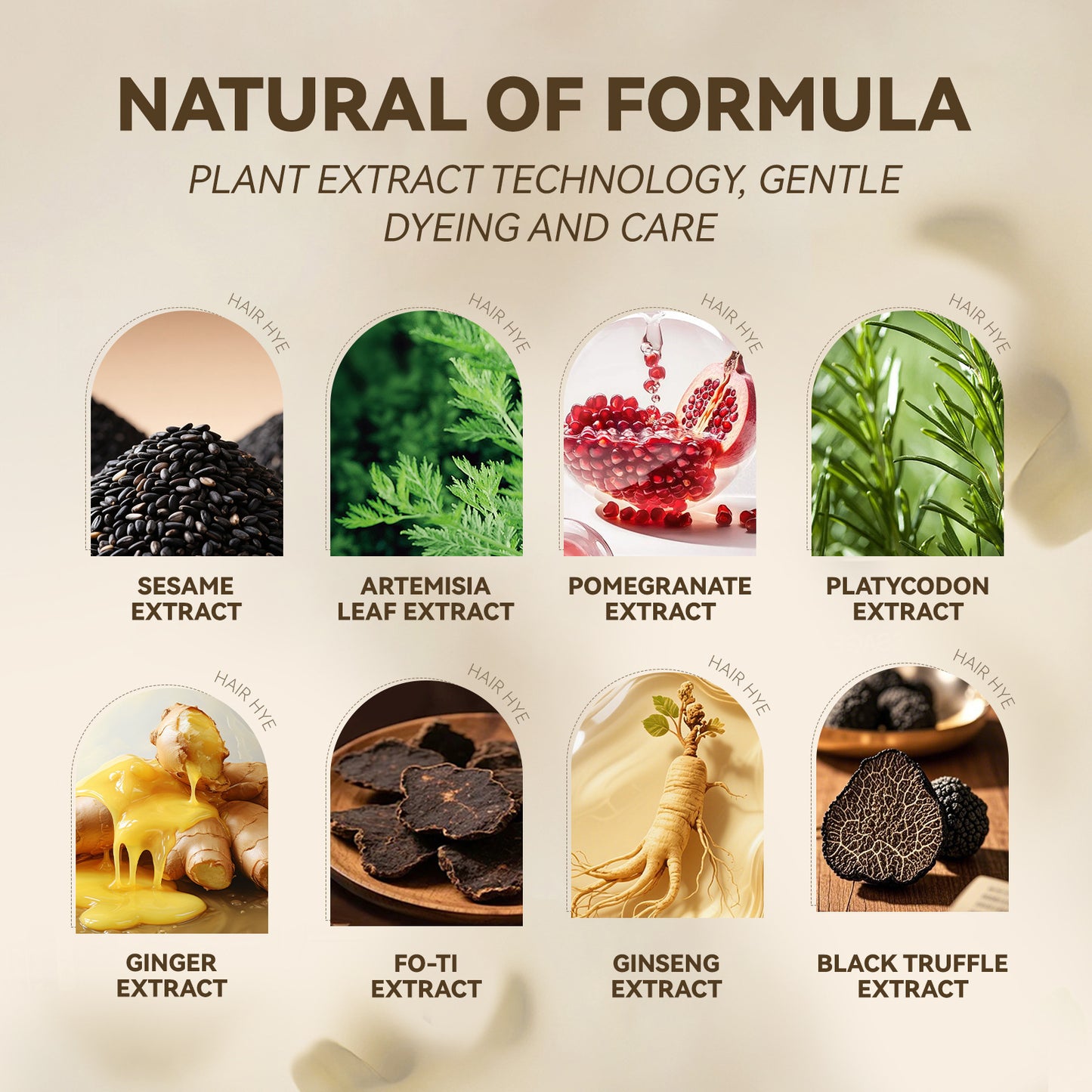 Optional Plant-extract Hair Dye