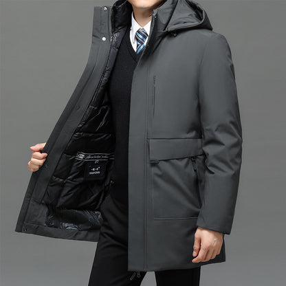 Men's Thickened Detachable Liner Thermal Cotton Padded Jacket