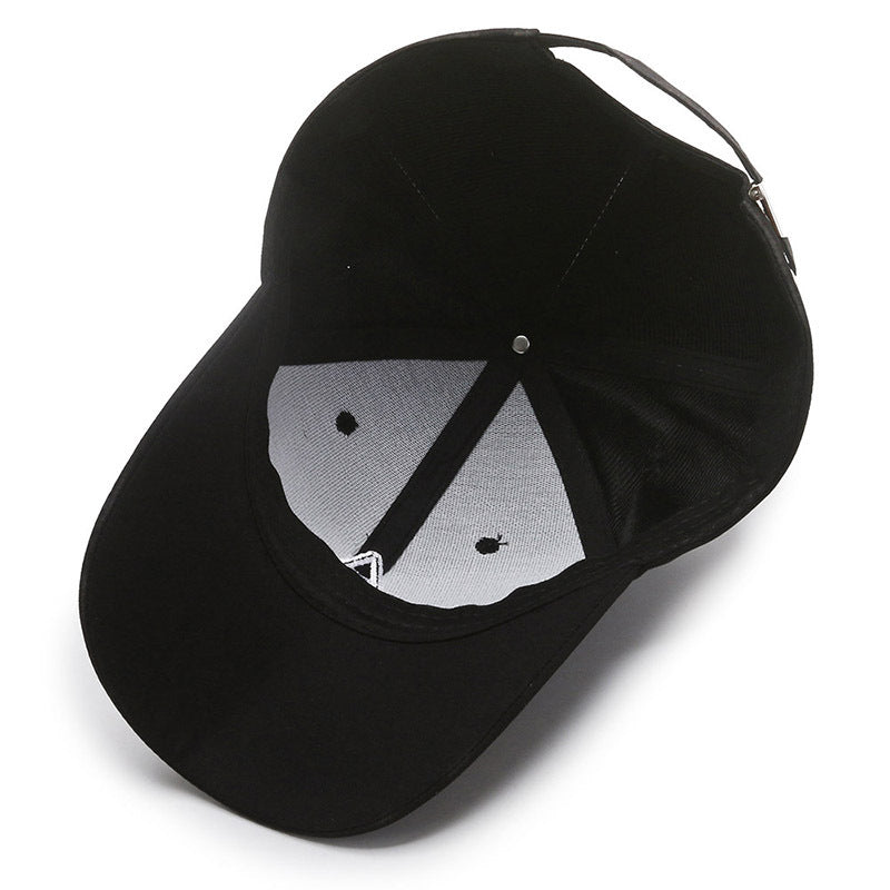Men's Outdoor Casual Peaked Cap Letters Embroidery Sun Protection