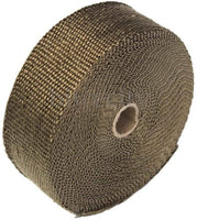 10M Titanium Gold Heat Wrap Tape Exhaust Insulating Downpipe Manifold 10 Ties