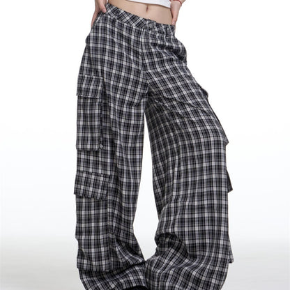New Loose Straight Wide Leg Mop Pants