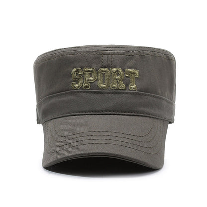 Hat Flat-top Peaked Cap Leisure Men's Sunhat