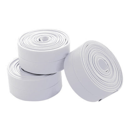 1-3X WATERPROOF SEALING TAPE ADVE WHITE BATHROOM KITCHEN LEAK PVC 22MM X 3.2MHESI