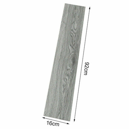 5m Floor Planks Tiles Self Adhesive Wood Effect Vinyl Flooring Kitchen Bathroom