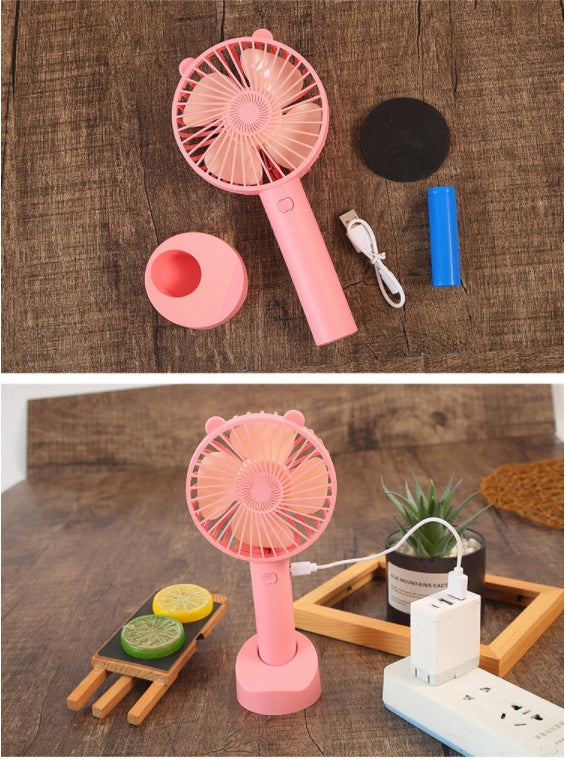 Usb mini rechargeable handheld small fan