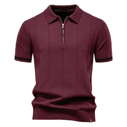 Fashion New Men's Business Casual Short Sleeve