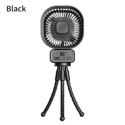 Octopus Fan 3 Speeds USB Rechargeable With Light