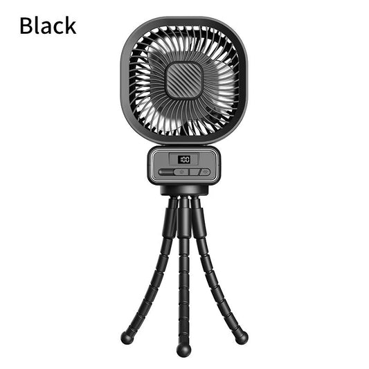 Octopus Fan 3 Speeds USB Rechargeable With Light