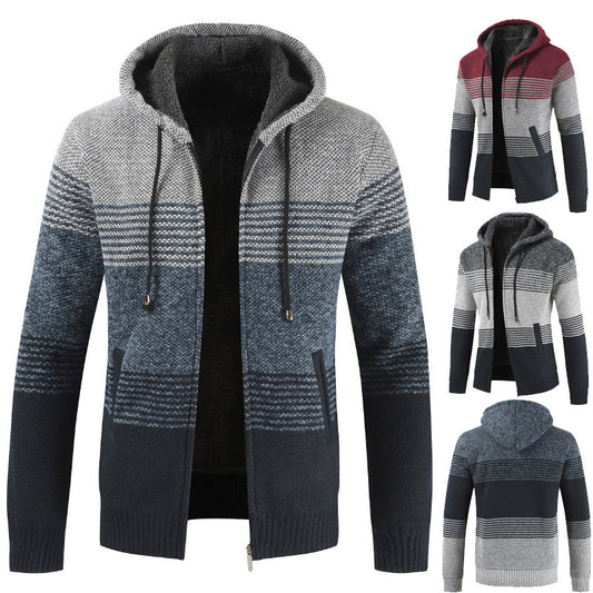 Knit cardigan sweater coat