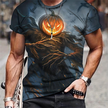 3D Printed T-shirt Men's Summer Casual Breathable Short Sleeve Top