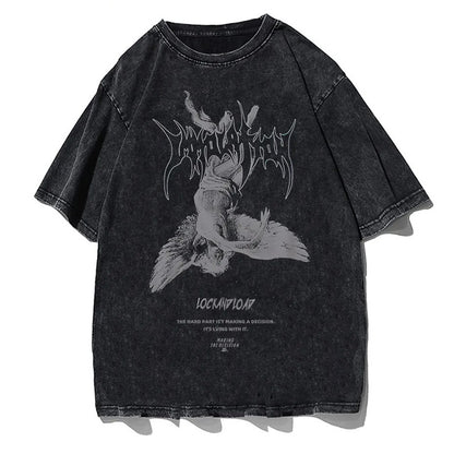 Devil Tarot Debiruman Devilman Crybaby Men's T-shirt Japan An
