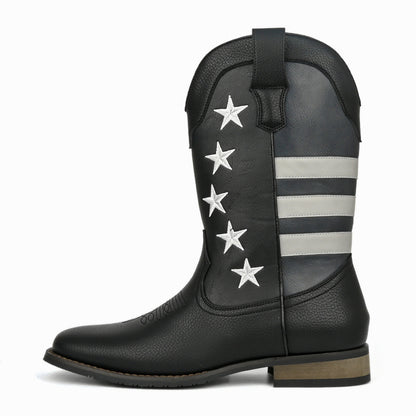 Five-pointed Star Suit Men's Western Cowboy Boot