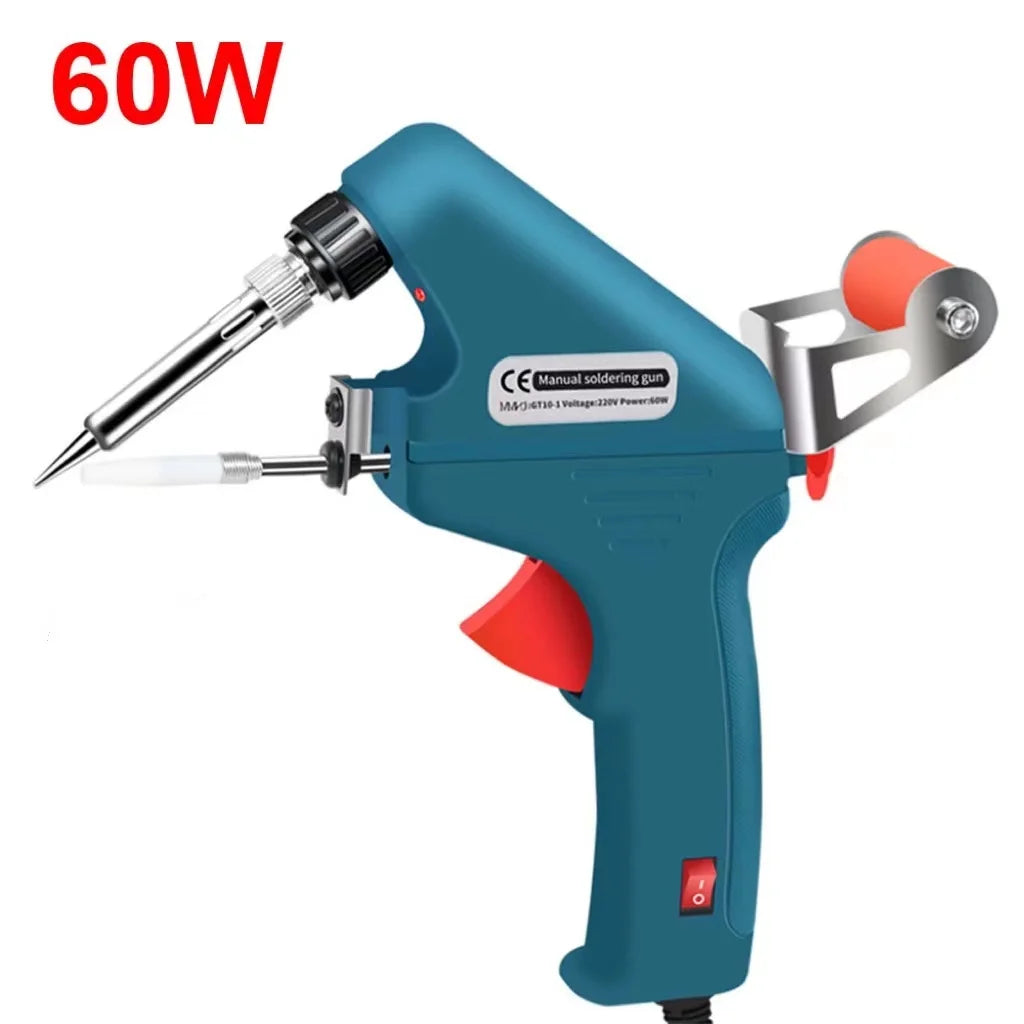 Soldering Iron Gun Welder Equipment Kit Internal Heating Welding Machine Hand-held EU 220V Electric 60W Automatic Tin Feeding