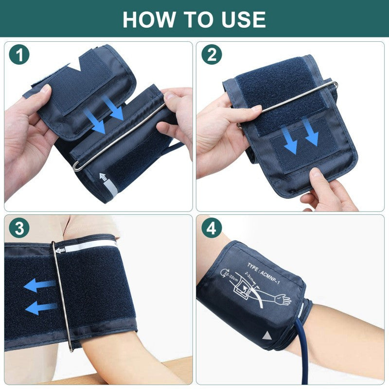 Comprehensive Home Blood Pressure Monitor With Dual-User Mode And Backlit Display