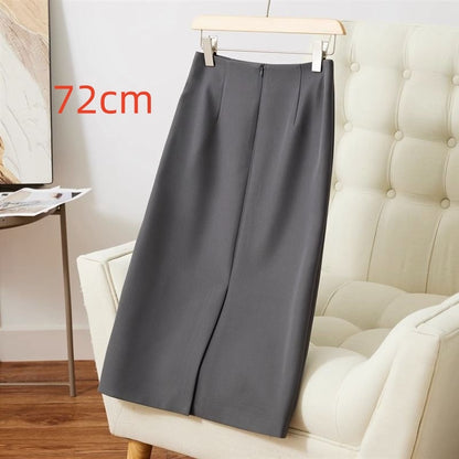 Mid-length Summer Versatile Straight Skirt