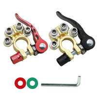 2PCS Battery Terminals Connectors Clamps Quick Release For Caravan Car Van 12V