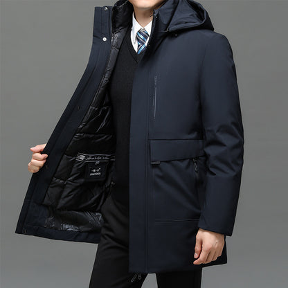 Men's Thickened Detachable Liner Thermal Cotton Padded Jacket