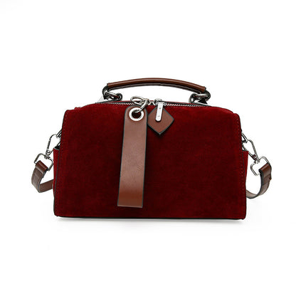 Fashionable High-end Soft Leather Women's Shoulder Messenger Bag