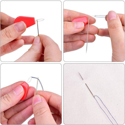 230Pc Large Portable Sewing Kit Home Travel Case Needles Thread Scissors Set Box
