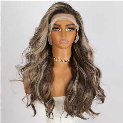 Hot Selling Synthetic Hair Wigs Highlight Wear Go Wigs For Black Women Glueless Wigs