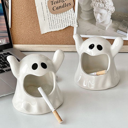 Cute Ghost Ashtray Ins Sense Of Healing
