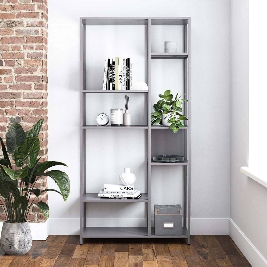Mission District Metal Bookcase Room Divider