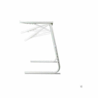 Portable Folding Table Adjustable Table Desk For TV Dinner Laptop Tray Sofa