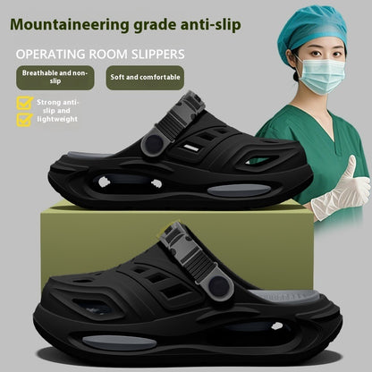 Slippers Men's Summer Outdoor Hole Shoes Deodorant And Non-slip