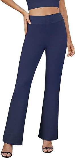 Business-casual High-waisted Stretch Trousers