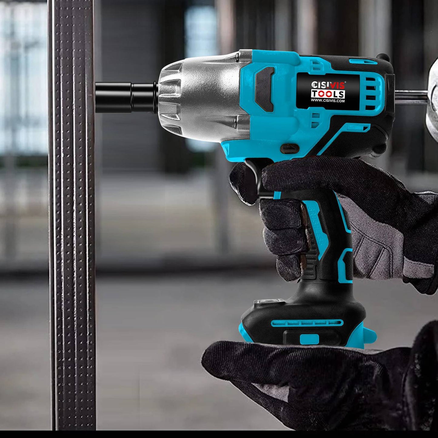 2000Nm Cordless Impact Wrench Cordless Screwdriver Ratchet For 18V