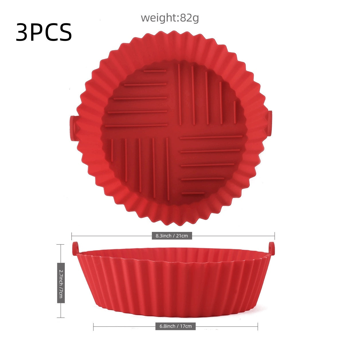 Silicone Baking Tray Air Fryer Food Grade Oil-proof Drain Oil Collecting Pad Baking At Home Cake Stand High Temperature Resistant Spacer