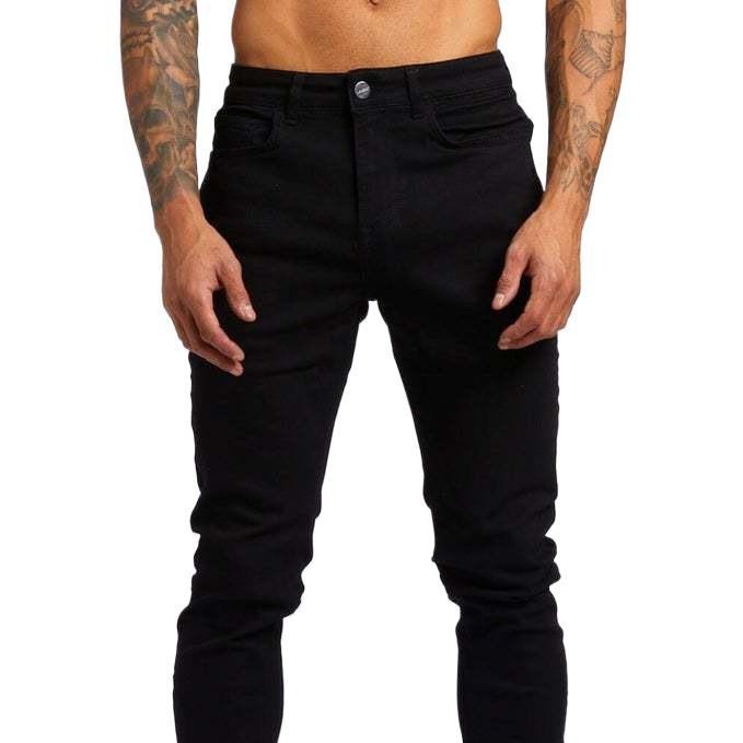 New Mens Slim-fit Denim Trousers