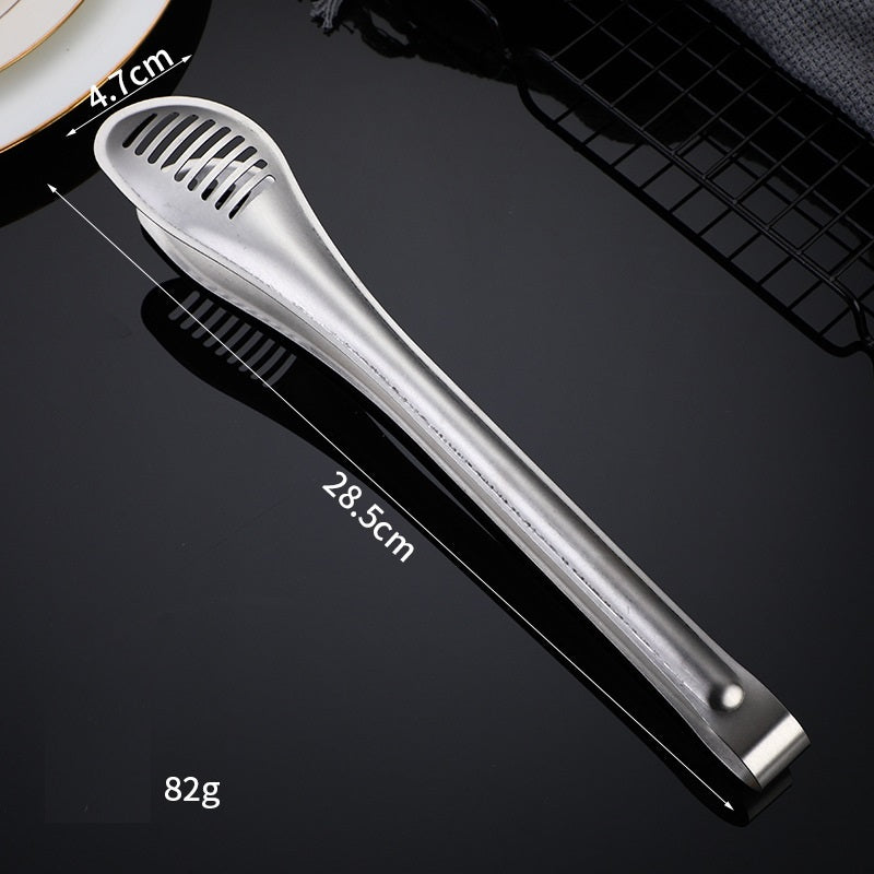 Stainless Steel Food Clamp Barbecue Tools Steak Tong Baking Bread Clip Thickened Clip
