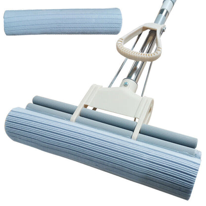 Sponge Mop Super Absorbent Squeegee Floor Mop Cleaning Telescopic Handle Head