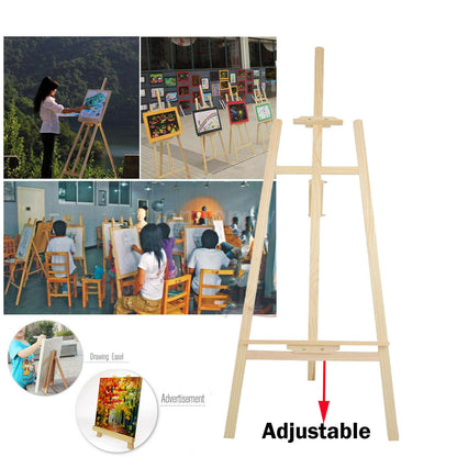 150cm Studio Wooden Easel Display Art Craft Artist Cafe Wedding Painting Stand
