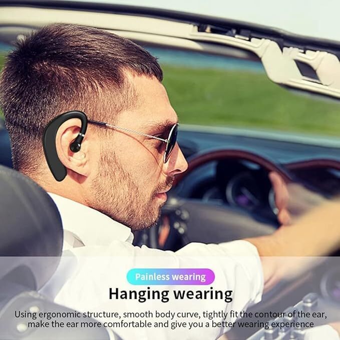 Bluetooth 5.0 Wireless Earpiece Headphones Earbuds Handsfree Headset With Mic UK