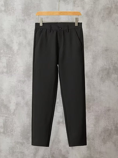 Comfort And Casual Men's Slim-fit Straight Trousers