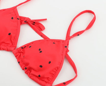 Printed split swimsuit, best selling two-piece bikini