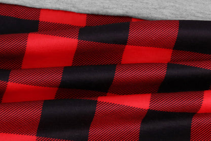Best selling check stitching hooded sweater