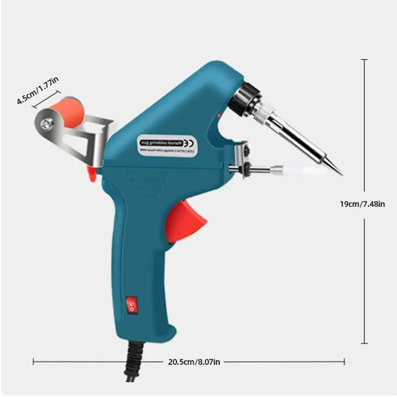 Soldering Iron Gun Welder Equipment Kit Internal Heating Welding Machine Hand-held EU 220V Electric 60W Automatic Tin Feeding