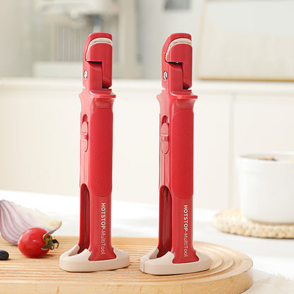 Shark Anti-scalding Clip Red Dish-grabbing Device Multifunctional Bowl Clip