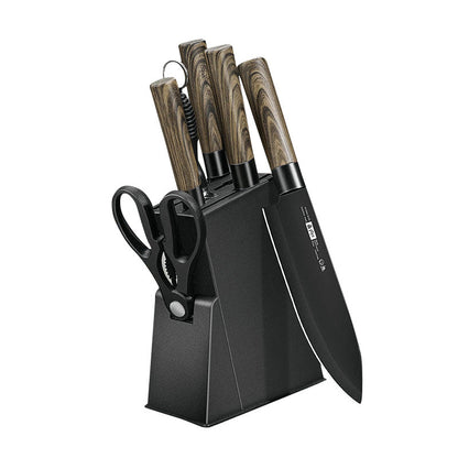 Anti-rust Black Blade Knives Kitchen Suit Household