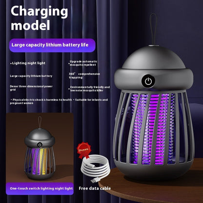 Mosquito Killer Lamp Insect Repellent Radiation Less Mute Electric Insect Trap Usb Charging Outdoor Mosquito Killer Repellent