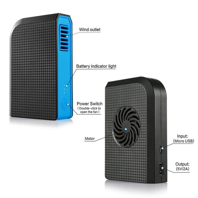 3-speed wind speed portable usb fan