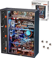 ROBOTIME 3D Puzzle Model Kit To Build Last City, Marble Run LED Glow In The Dark MR01S