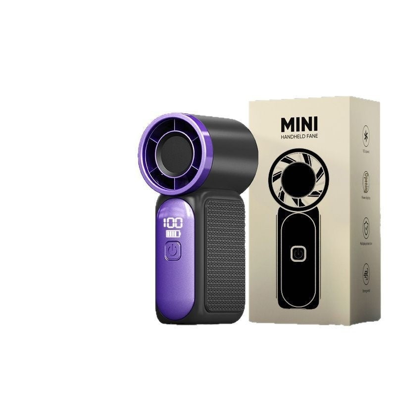 Outdoor Portable Usb Charging High Speed Digital Display Cooling Fan