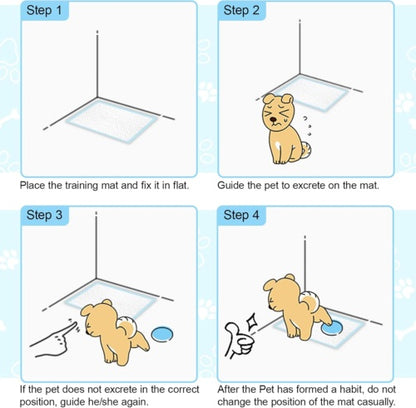 Puppy Training Trainer Train Pads Toilet Pee Wee Poo Dog Pet Cat Mats